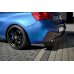 Накладки сплиттеры боковые на задний бампер Вариант 3 на BMW 1 F20 M-Power рестайл